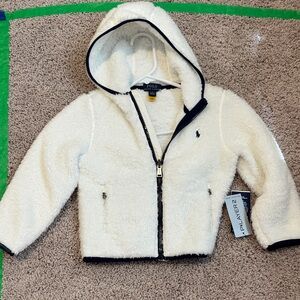 Polo by Ralph Lauren Kids Cream Fleece Hoodie